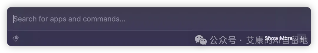 Raycast 空白的搜索框
